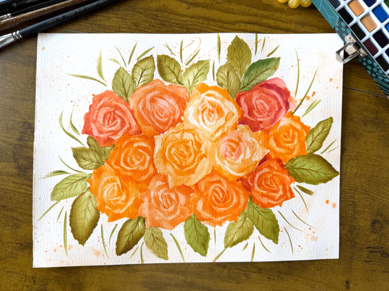 Sunset Roses